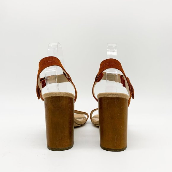 SPLENDID Women's Brown Leather Strap Sandals - Picture 6 of 8